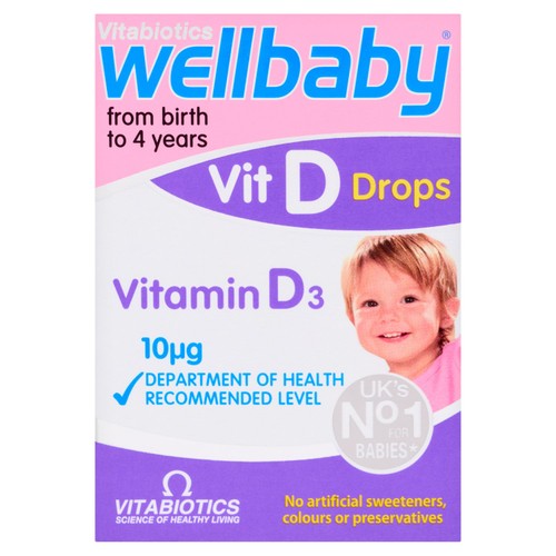 Vitabiotics Wellbaby Vitamin D Drops 