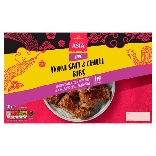 Morrisons Salt & Chilli Mini Ribs 350g