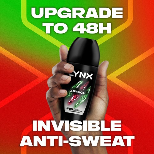 Lynx Antipersiprant Deodorant Roll On Africa 50ml