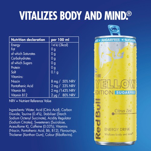 Red Bull Citrus Zest 473ml