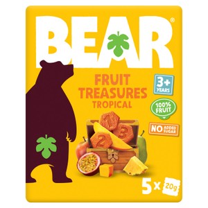 BEAR Tropical Fruit Treasures 5 x 20g