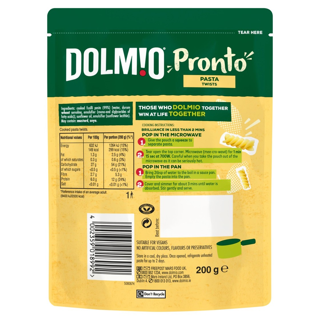 Dolmio Twists Pouch Microwave Pasta Morrisons Online Groceries Offers Dolmio Twists Pouch Microwave Pasta Morrisons Online Groceries Offers