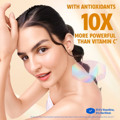 Vaseline Serum Burst Lotion Gluta-Hya Flawless Tone 200 ml
