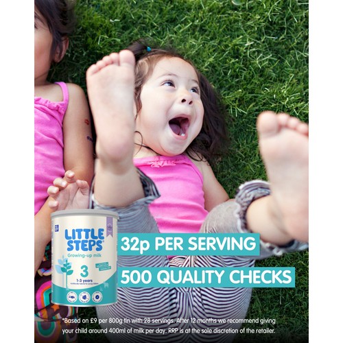 LITTLE STEPS Growing Up Toddler Milk Powder Formula 1-3 Years 800g