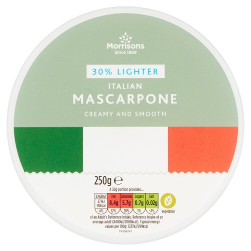 Morrisons Lighter Mascarpone