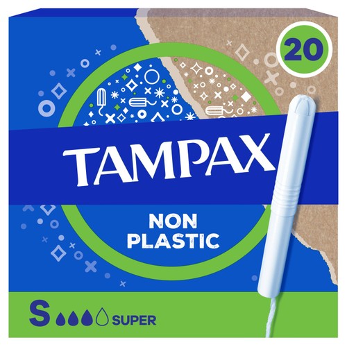 Tampax Super Tampons with Cardboard Applicator 20 pack