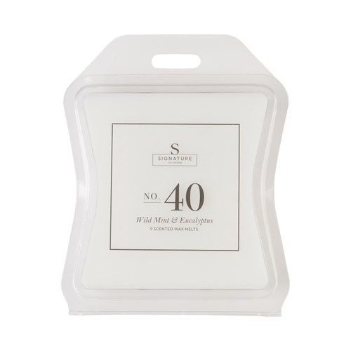 Home Style Signature 9 Luxury Scented Wax Melts Wild Mint & Eucalyptus