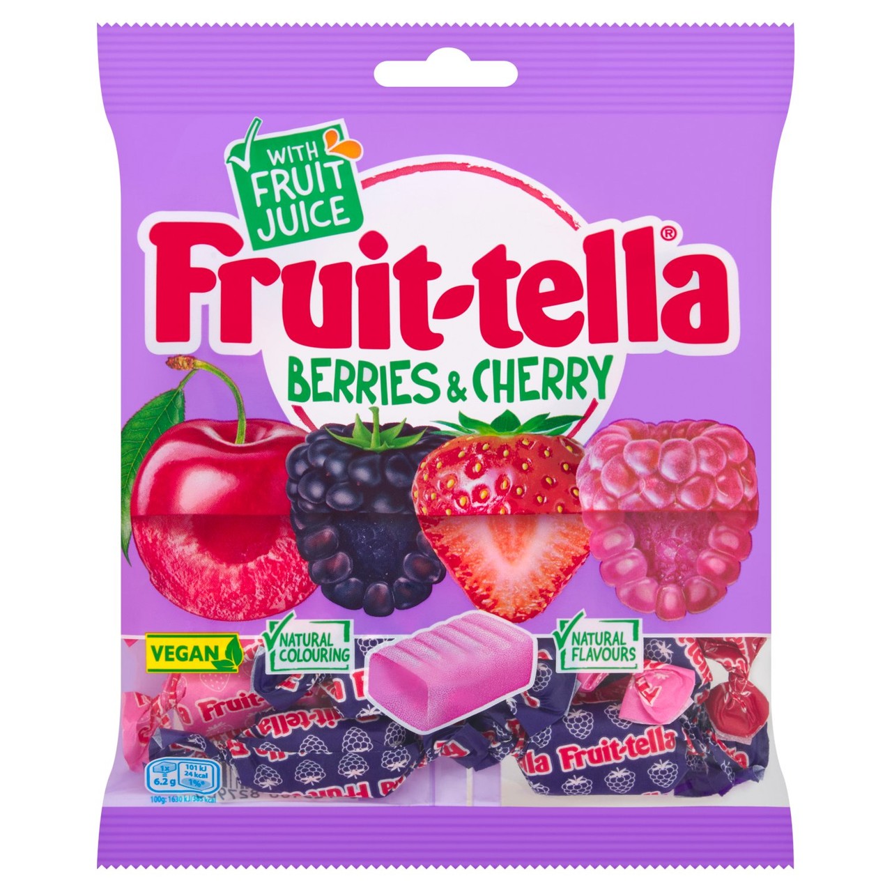 Fruit-tella Berries & Cherry 135g