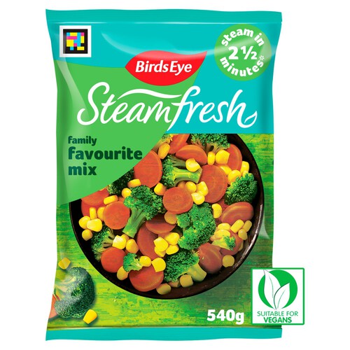 Birds Eye 4 Family Favourites Steamfresh