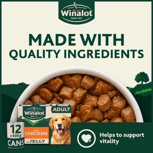 Winalot Classics Mixed In Jelly, Chicken Wet Dog Food