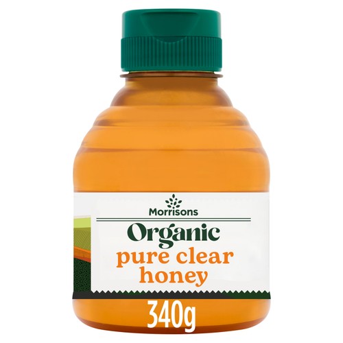 M Organic Squeezy Pure Clear Honey 340g