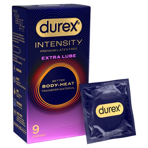 Durex Intensity Extra Lube 9 Pack