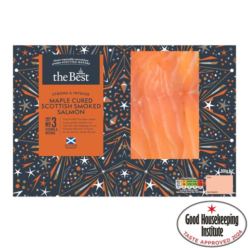 Morrisons The Best Strong & Intense Maple Cured Scottish Smoked Salmon 