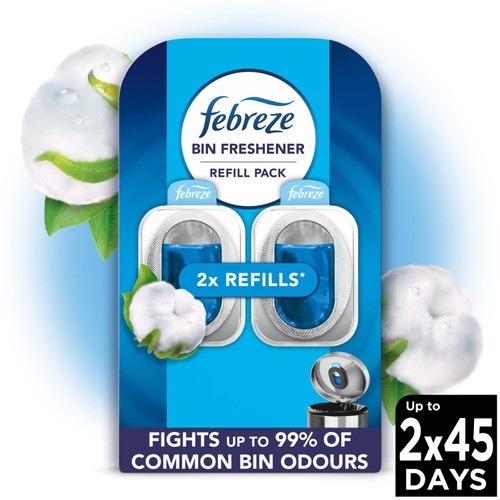 Febreze Bin Freshener Air Refillable Cotton Fresh 9.75ml