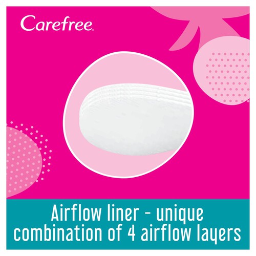 Carefree Cotton Fresh Scented Breathable Pantyliners