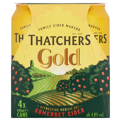 Thatchers Gold   Cider 4.8%       