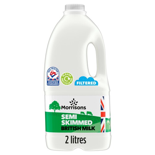 Morrisons Filtered Milk Semi Skimmed