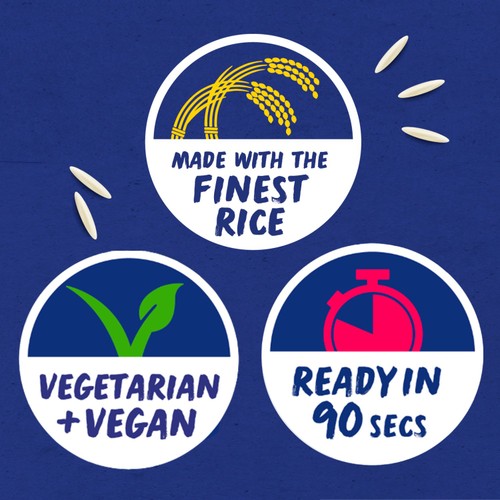 Tilda Microwave Soy & Ginger Sticky Medium Grain Rice   250g