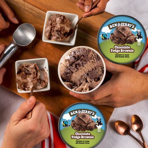 Ben & Jerry's Chocolate Fudge Brownie Ice Cream Tub 465ml