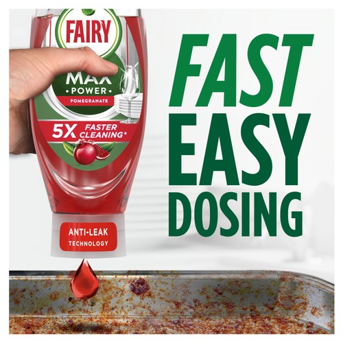 Fairy Max Power Pomegranate Washing Up Liquid