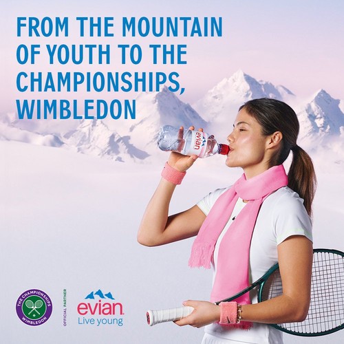 evian Natural Mineral Water 