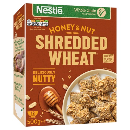 Nestle Shredded Wheat Honey Nut Cereal