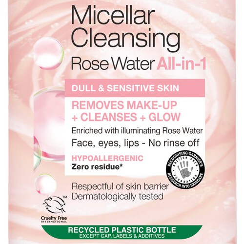 Garnier Micellar Rose Water Cleanse & Glow