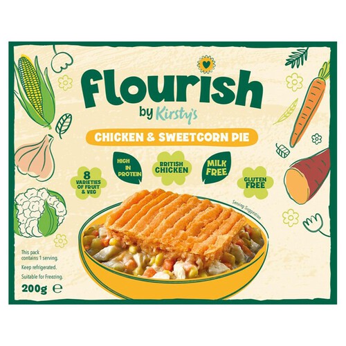 Flourish Chicken & Sweetcorn  Pie