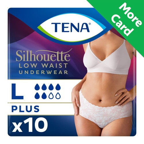 Tena Silhouette Incontinence Pants White Large 