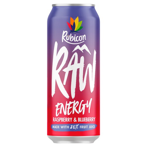 Rubicon Raw Raspberry & Blueberry Energy Drink