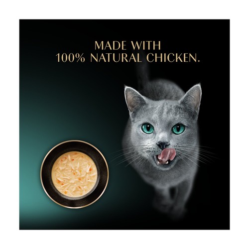Sheba Classics Soup Adult Wet Cat Food Pouches with Chicken Fillets