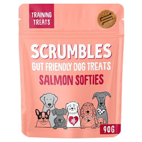 Scrumbles Softies Training Treats For Dogs Salmon