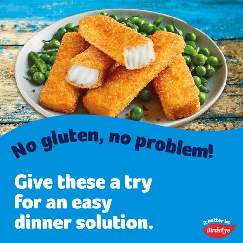 Birds Eye 12 Gluten Free Breaded Fish Fingers 360g 