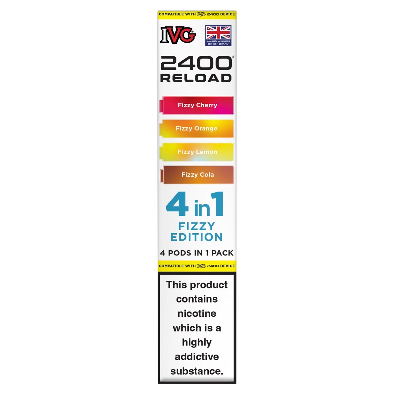 Ivg 2400 Reload 4 Pod Pack Fizzy Edition