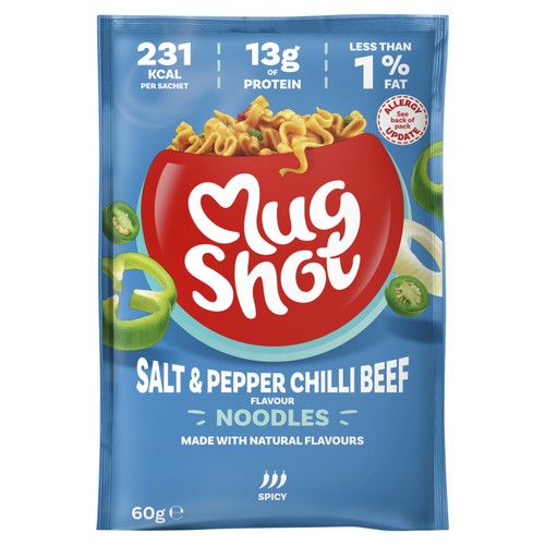Mug Shot Salt & Pepper Chilli Beef Noodles 