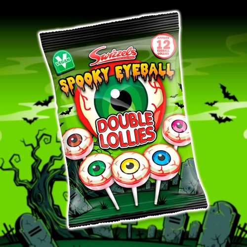 Swizzels Spooky Eyeball Double Lollies 130G