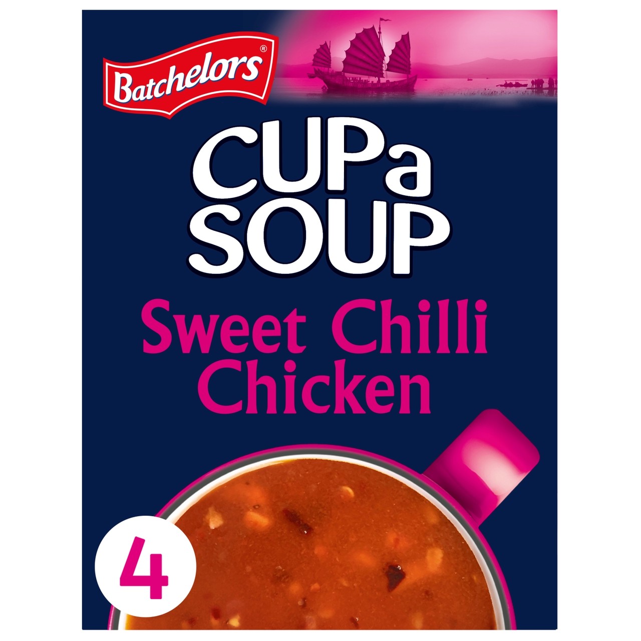 Batchelors Sweet Chilli Chicken Cup a Soup 4 Sachets
