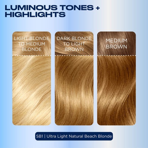 Clairol Nice'N Easy Creme Permanent Hair Dye Sb1 Ultra Light Beach Blonde