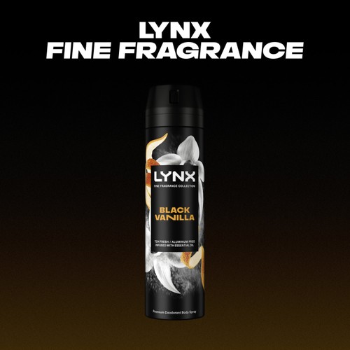 Lynx Body Spray Black Vanilla 