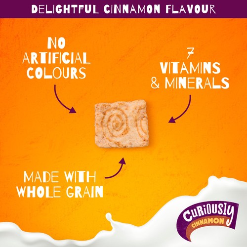 Nestle Curiously Cinnamon Cereal 375g