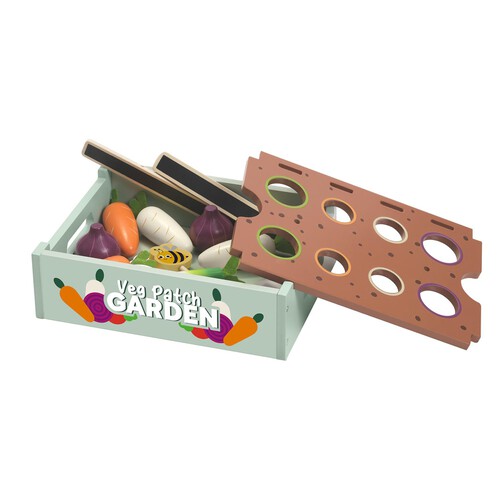 Ollie & Grace Wooden Toy Tabletop Vegetable Patch