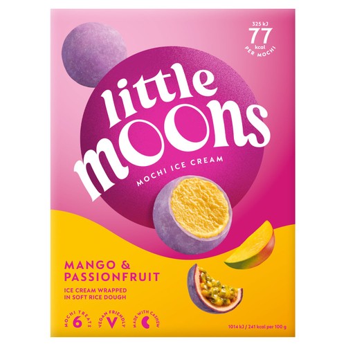 Little Moons Vegan Passionfruit & Mango Mochi Ice Cream