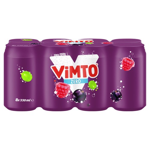 Vimto Zero No Added Sugar Cans