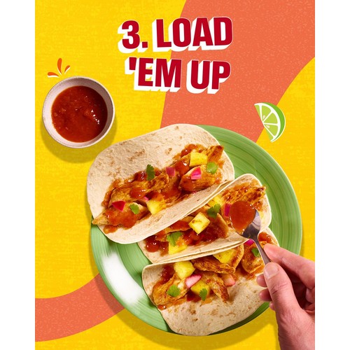 Old El Paso Mexican Street Vibes Fruity & Spicy Soft Taco Kit 257g