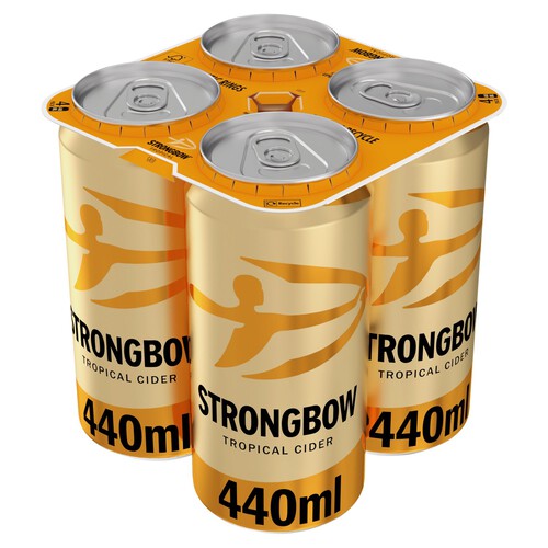 Strongbow Tropical Cider Cans 