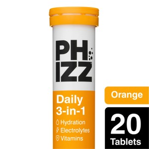 Phizz Orange Daily Energy 3-in-1 Hydration, Electrolytes and Vitamins