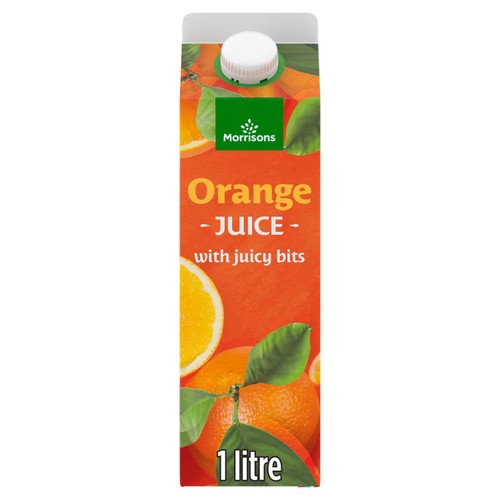 Morrisons 100% Orange Juice with Bits