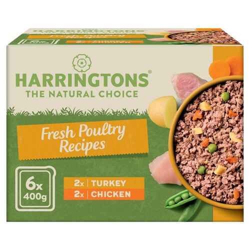 Harringtons Poultry Wet Dog Food Trays Multi Pack