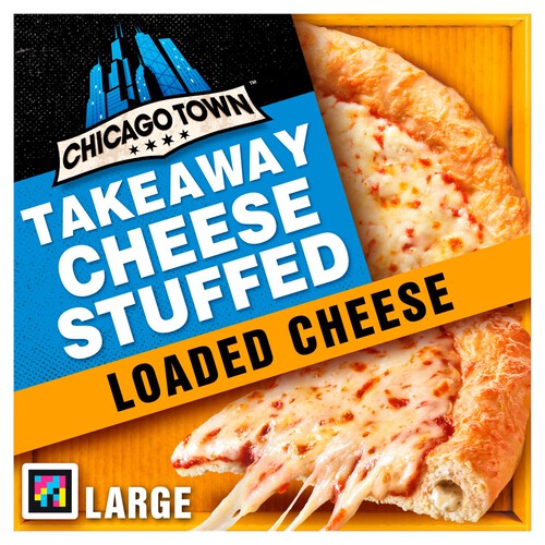 Chicago Town Cheese Pizza Cheesy Stuffed Crust Takeaway