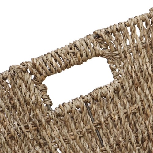 JVL Seagrass Rectangular Storage Basket